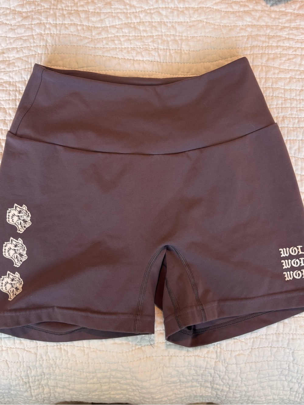 Darc Sport Brown High-Waist Bike Shorts